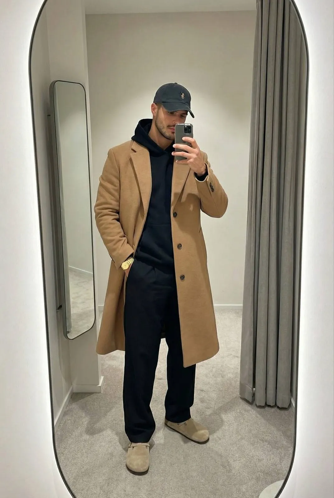 Wristwatch In Mirror Selfie