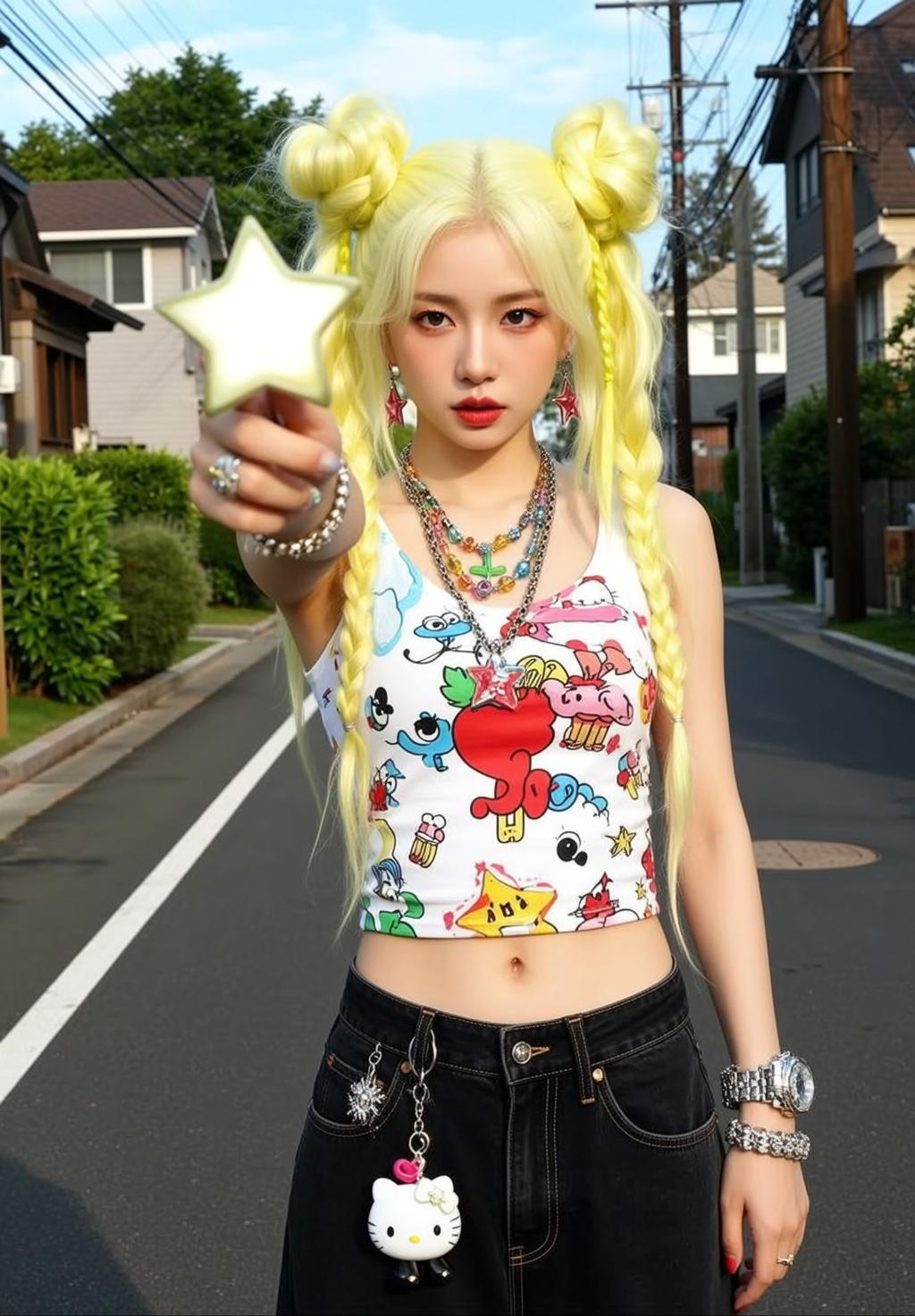 White Cropped Tank Top Urban Street