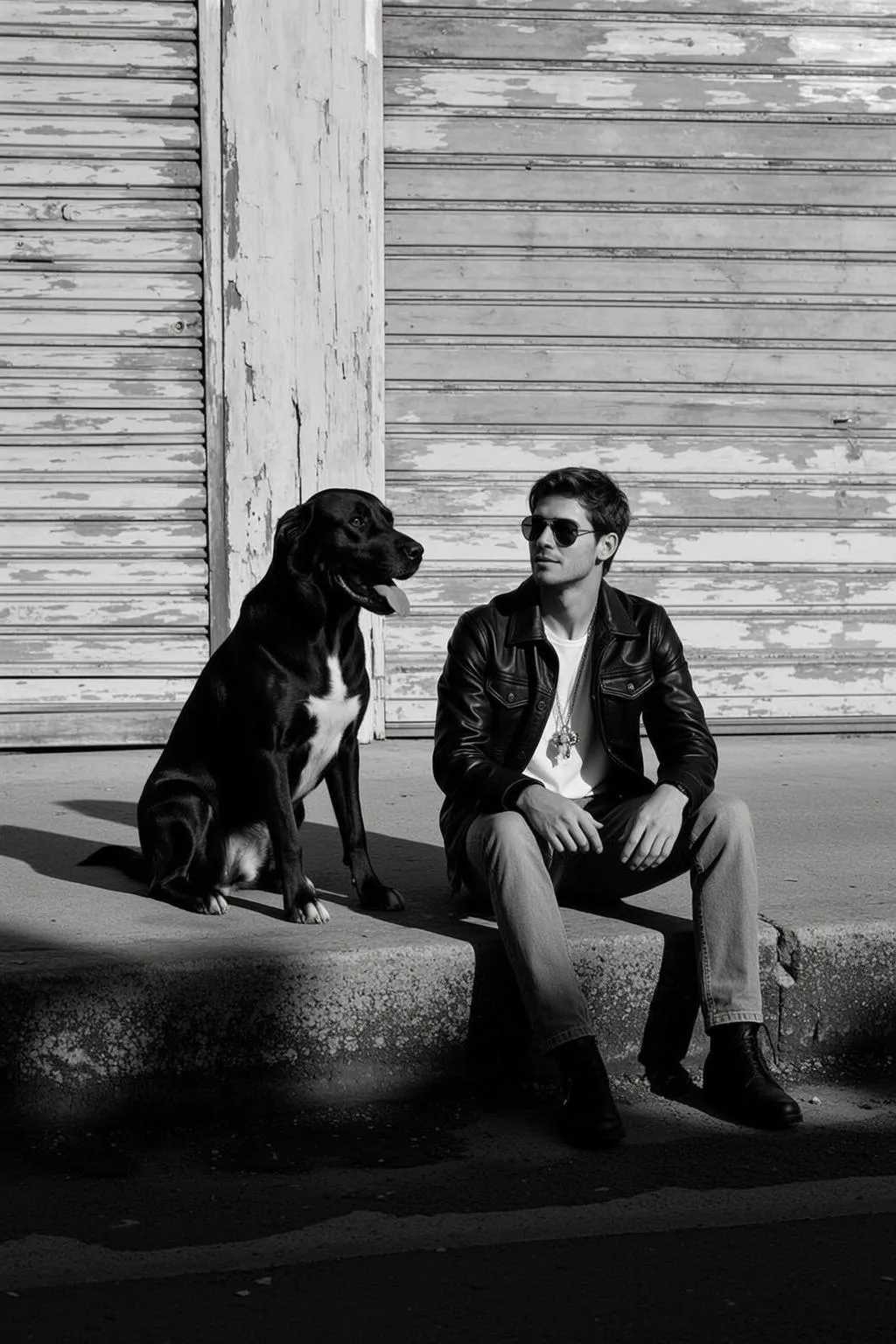 Sunglasses And Necklace In A Portrait