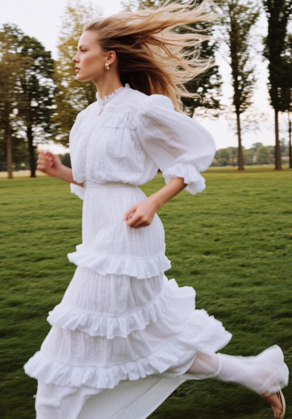 Explore Captured Mid-stride Running Left Frame Her