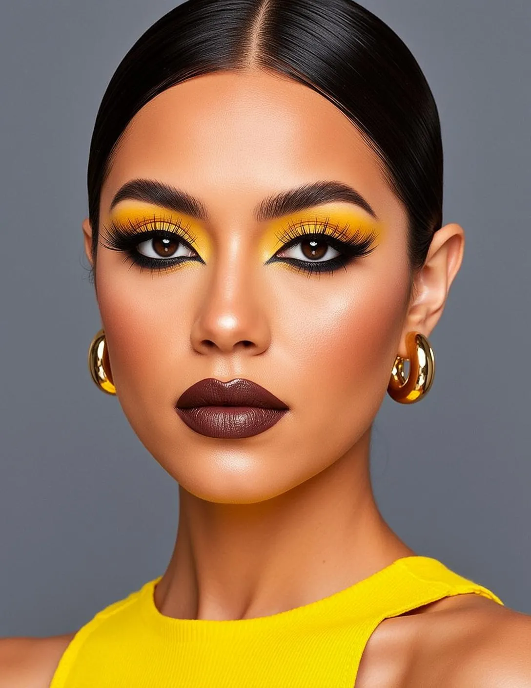 Makeup And Lash Extensions In A Portrait
