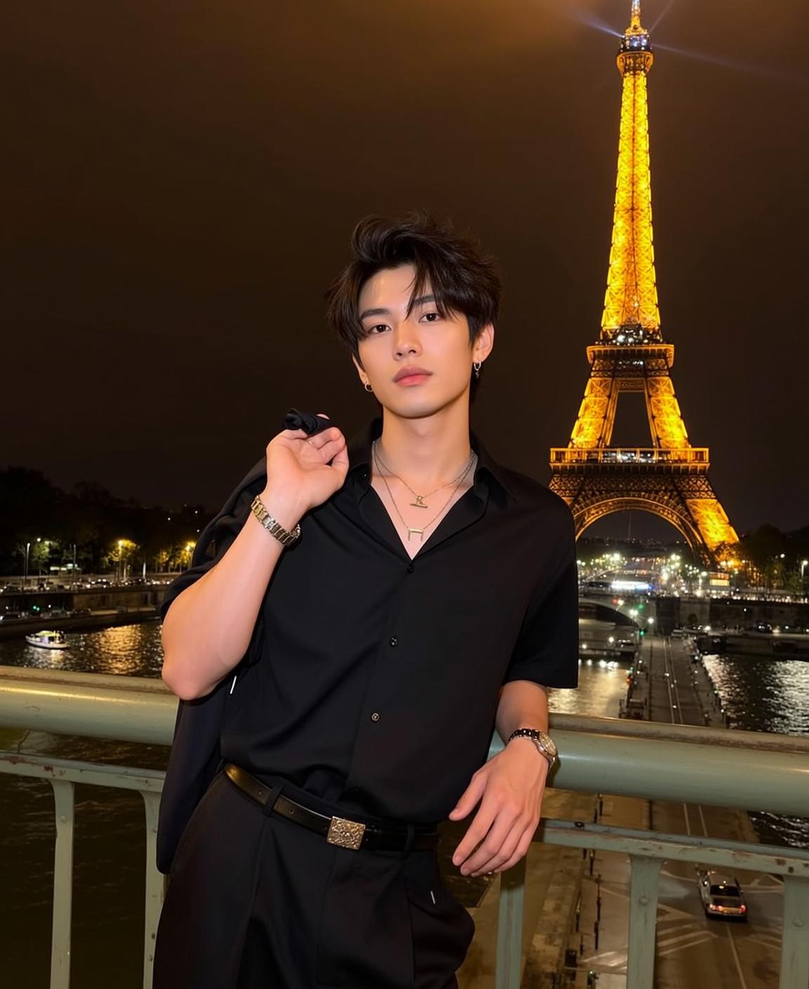 World Stands Facing Slightly Right His Head