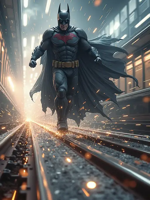 Cinematic Batman Portrait