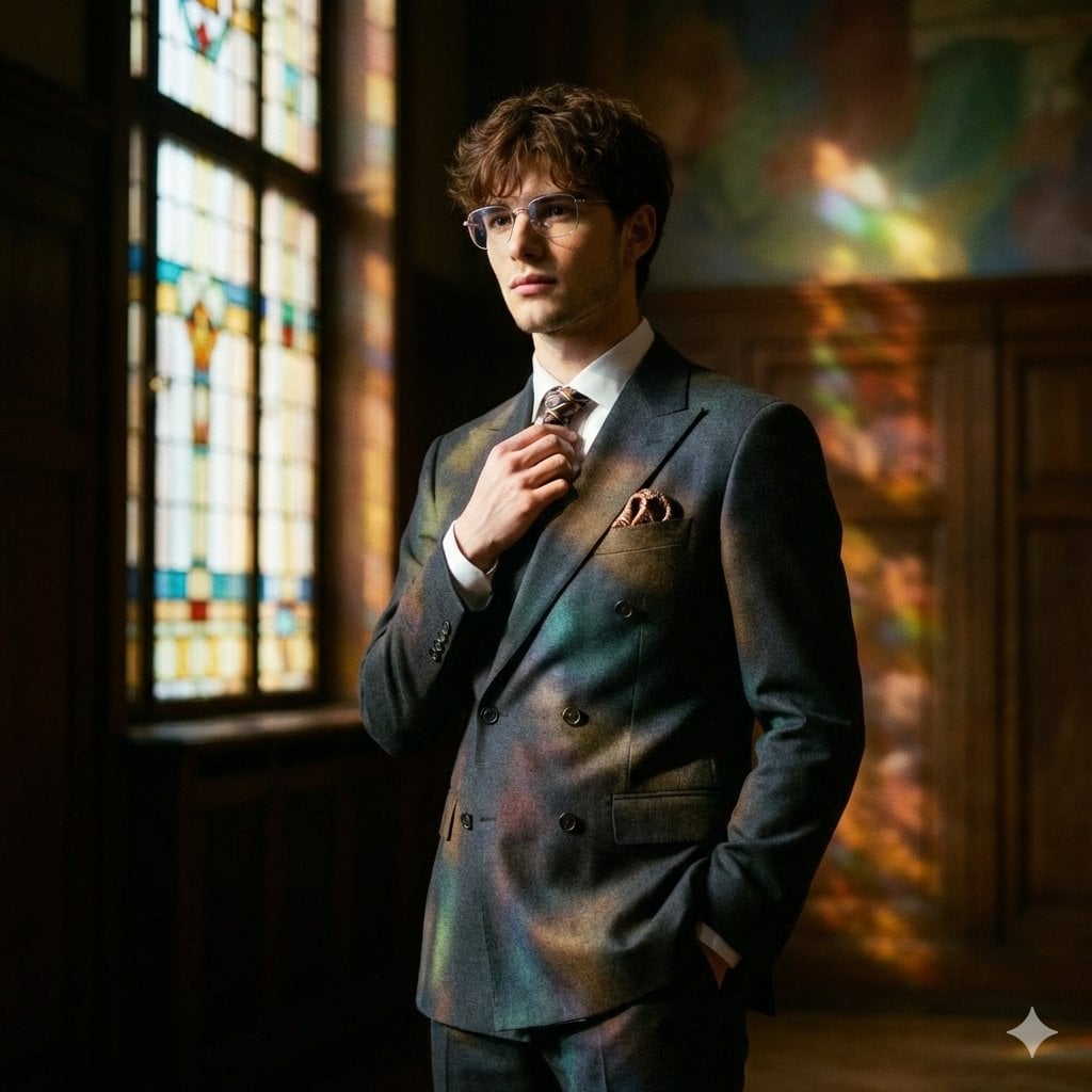 Suit Texture Soft Light Stained Glass