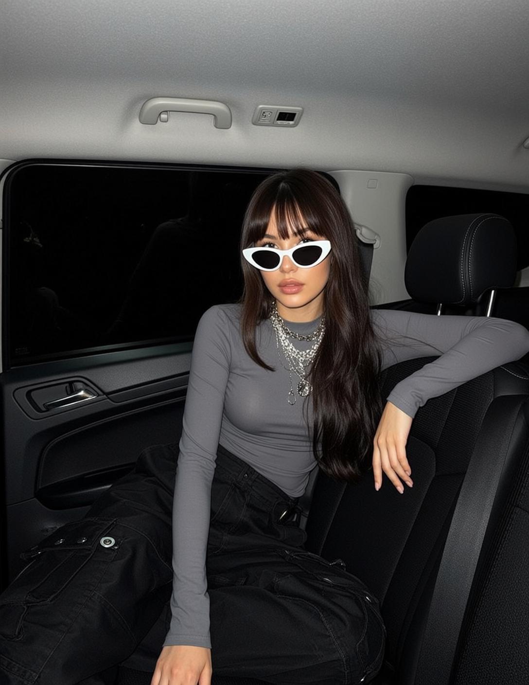 Rear Seat Forward Gaze Portrait