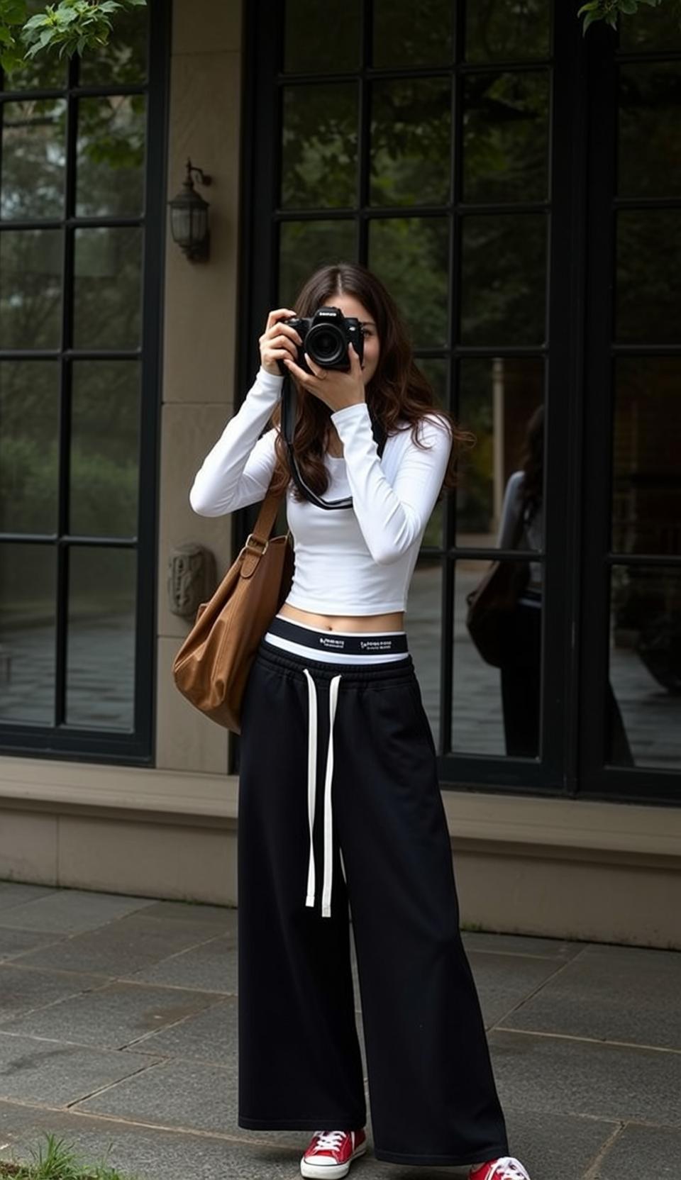 Camera Face Windowed Building Look