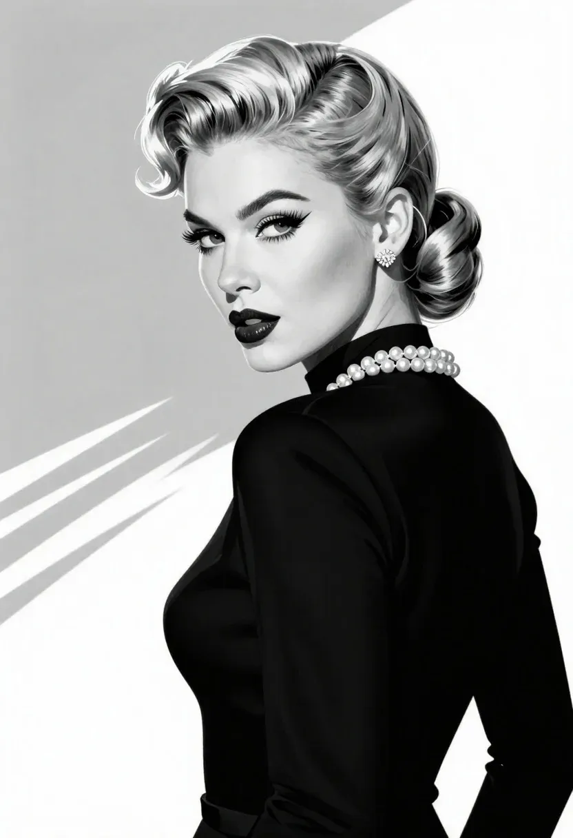 Makeup And Necklace In Fashion Portrait