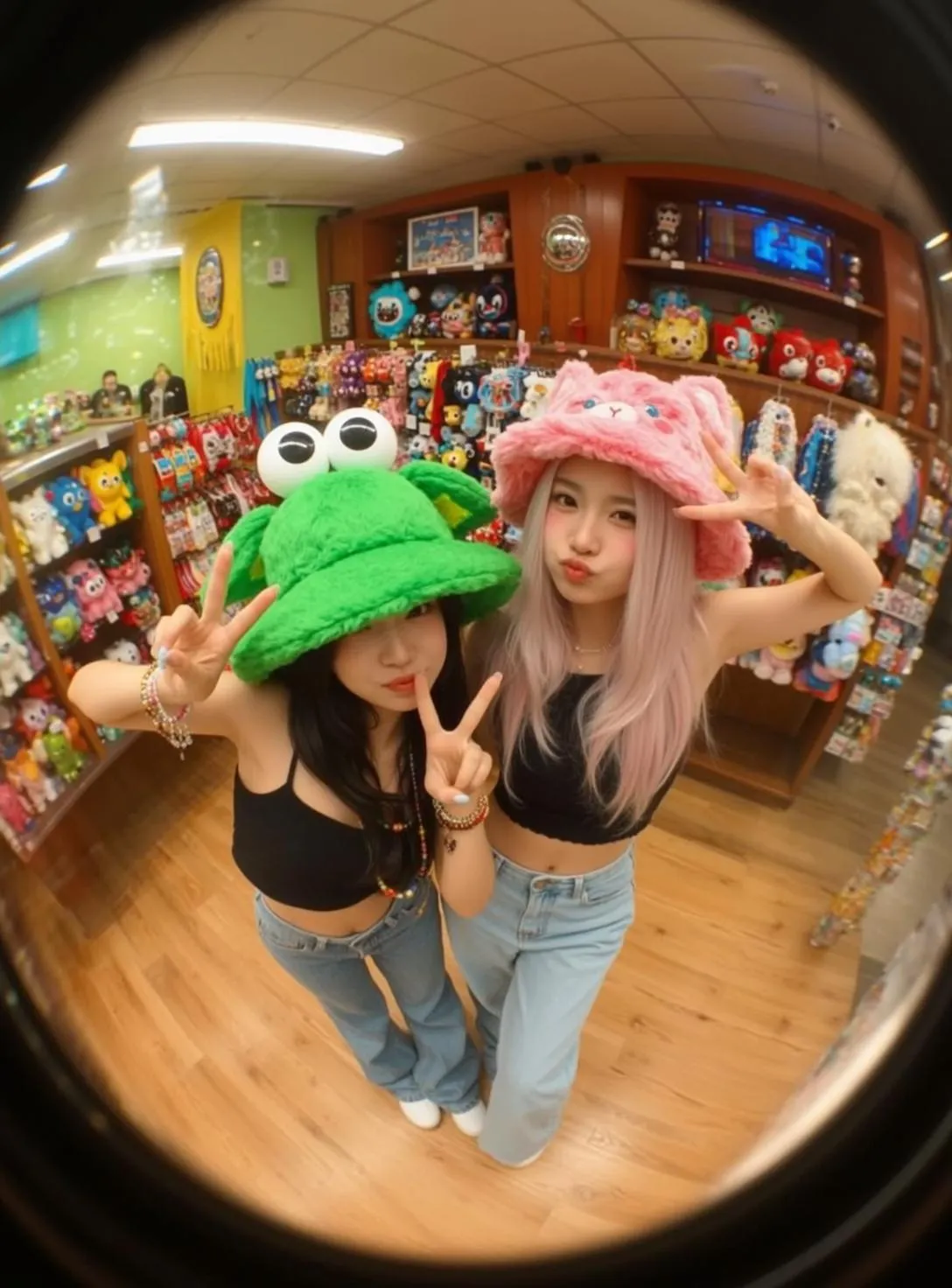 Toy Aisle Fuzzy Hat Duo
