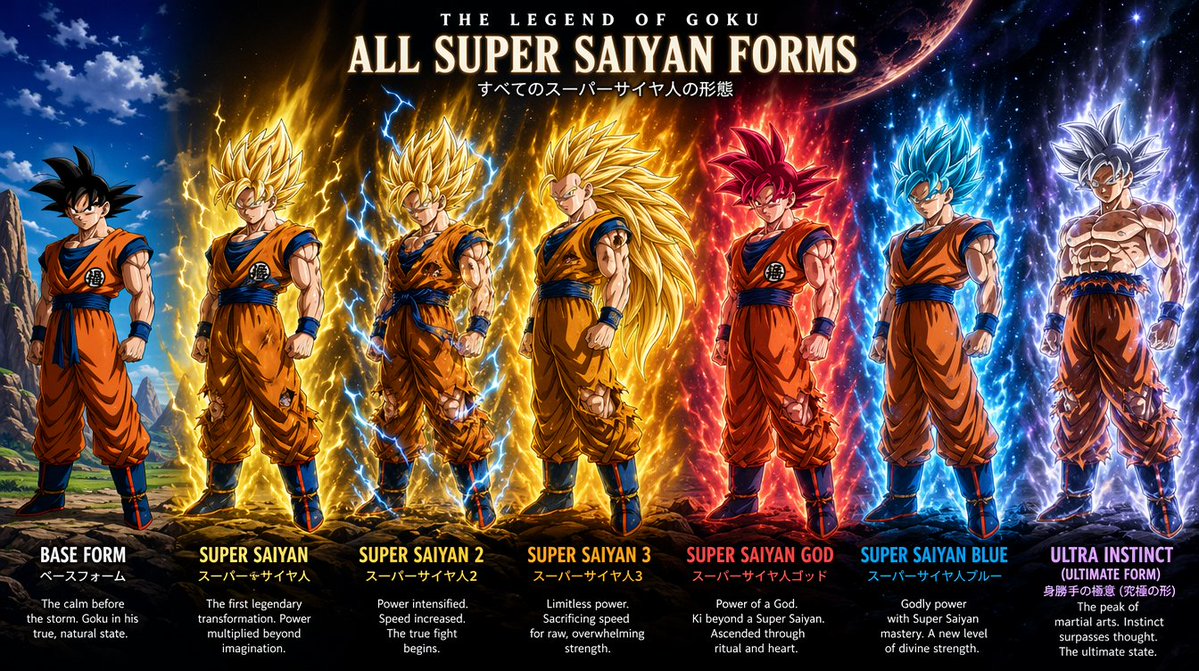 A powerful Goku in Super Saiyan form showcasing spiky hair and golden aura.