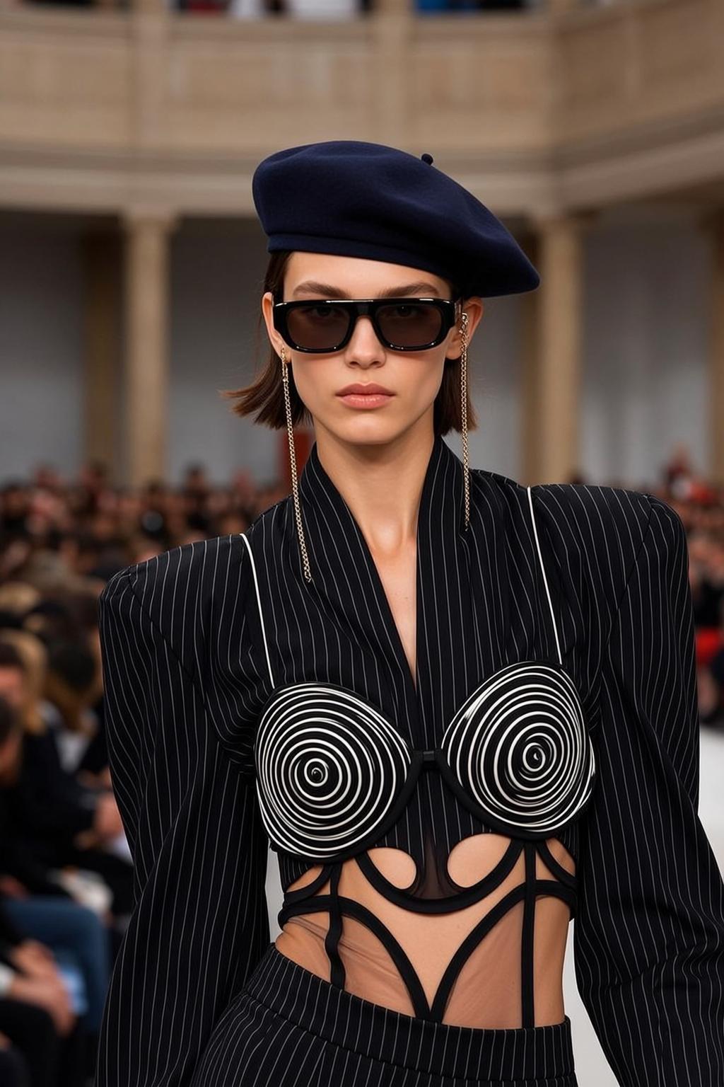 Fashion Week Young Short Brown Bob Fair