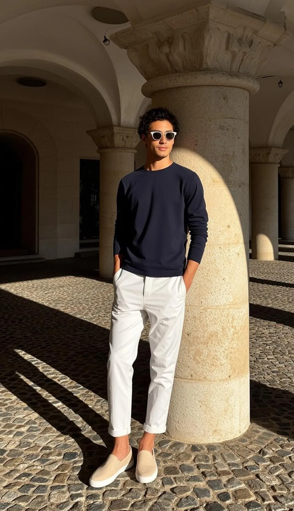 Sunglasses In Styled Portrait