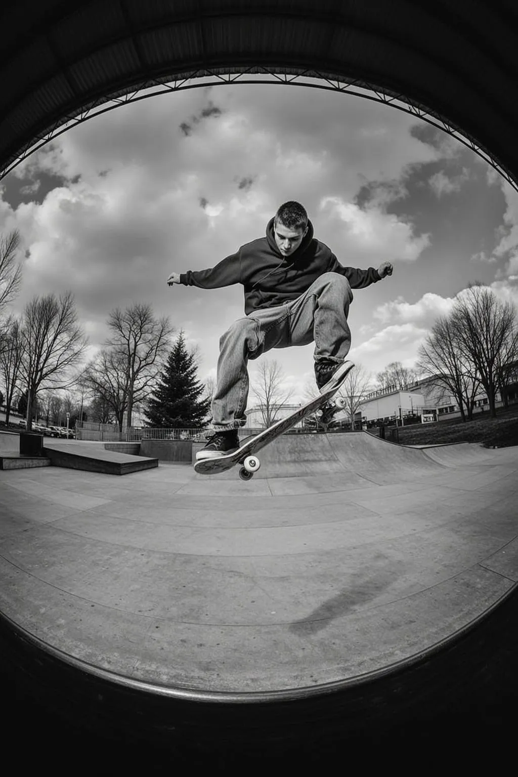 Fisheye Recreate This Scene Description Young Male