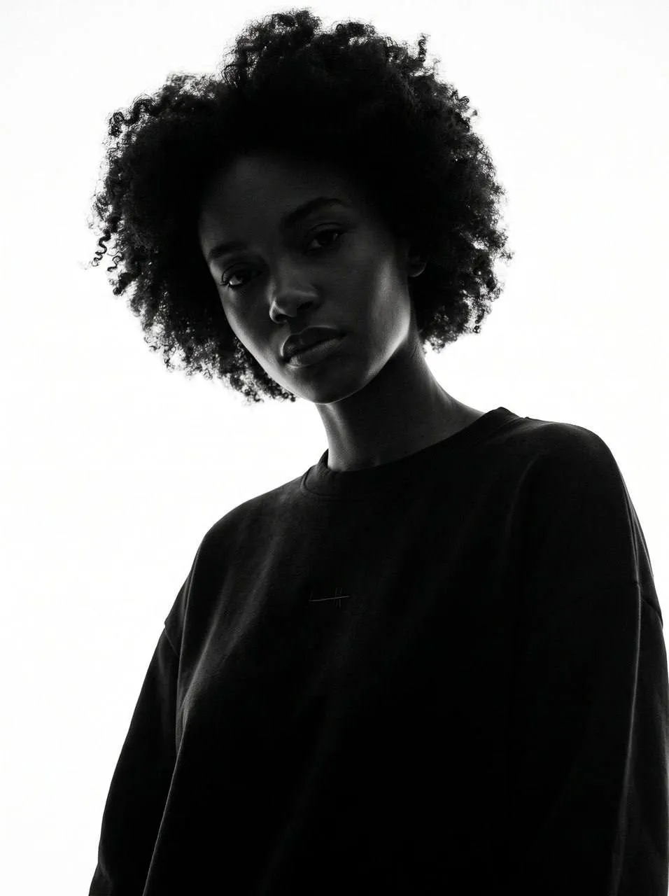 Create Hyper Black And White Low Key Fashion Based