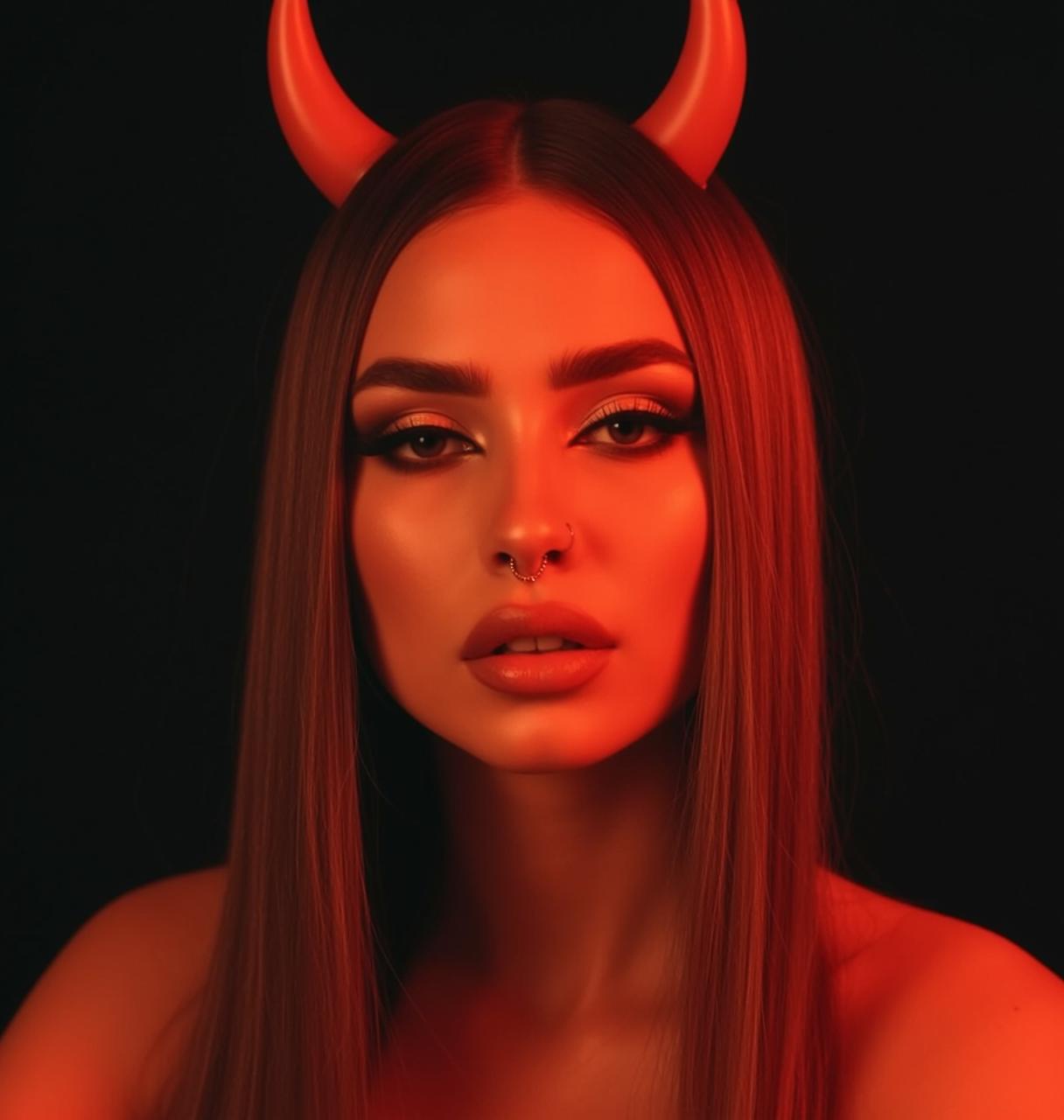 Red Hue Gothic Scene