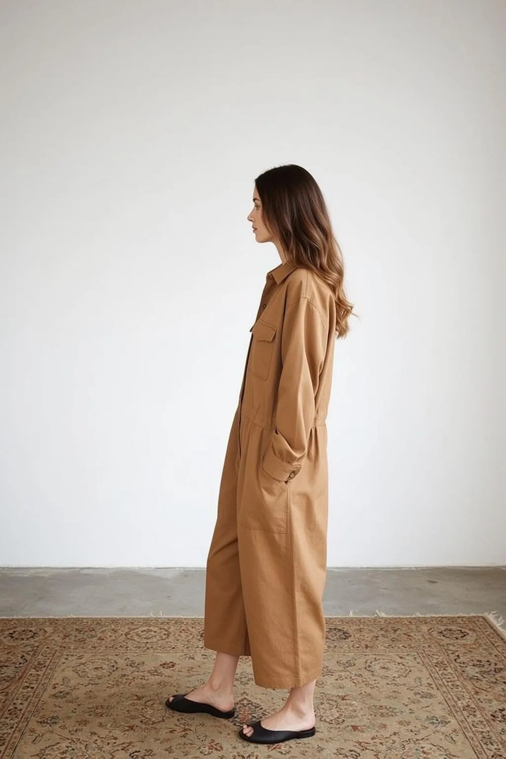 Tan Jumpsuit Studio Profile