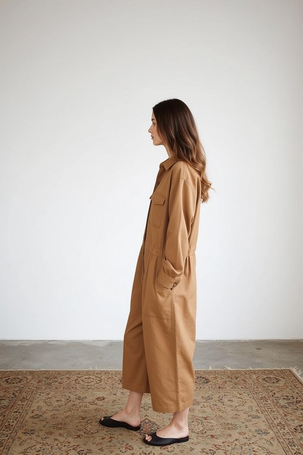 Tan Jumpsuit Studio Profile