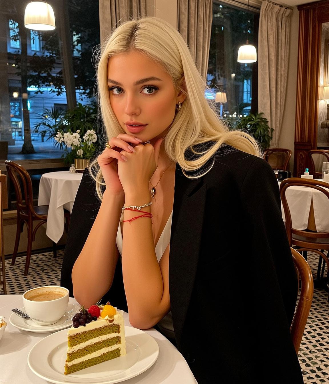 Restaurant Table Night Portrait