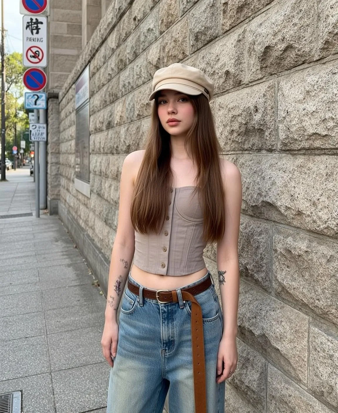 Tattoos In Urban Street