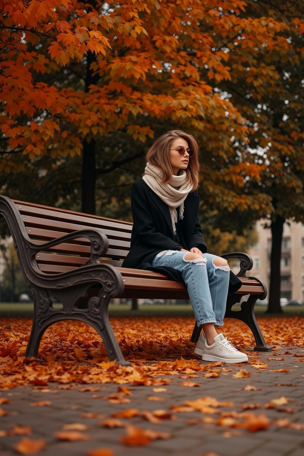 Autumn Young Medium Length Brown Hair Fair