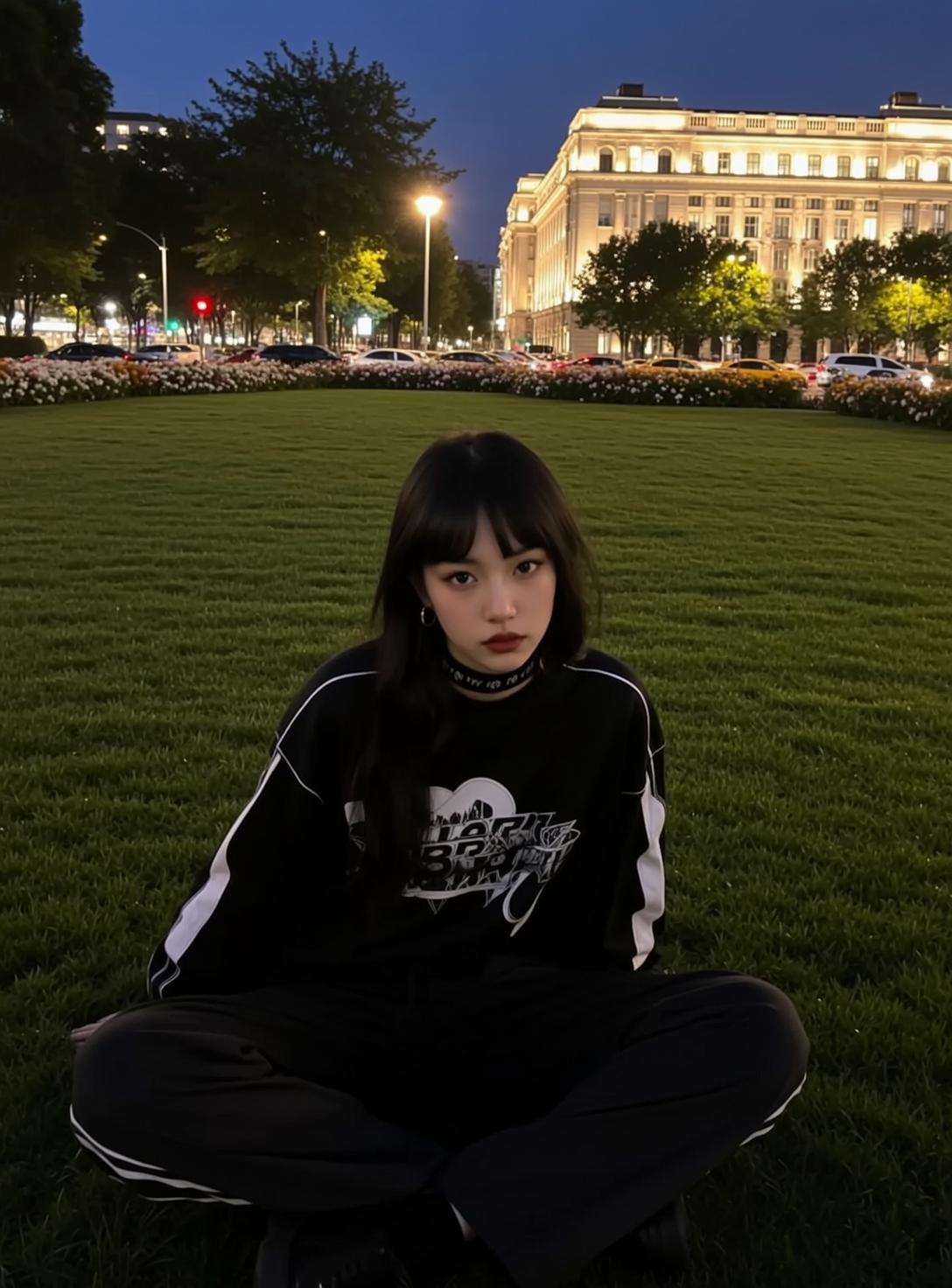 Striped Sweatshirt Portrait