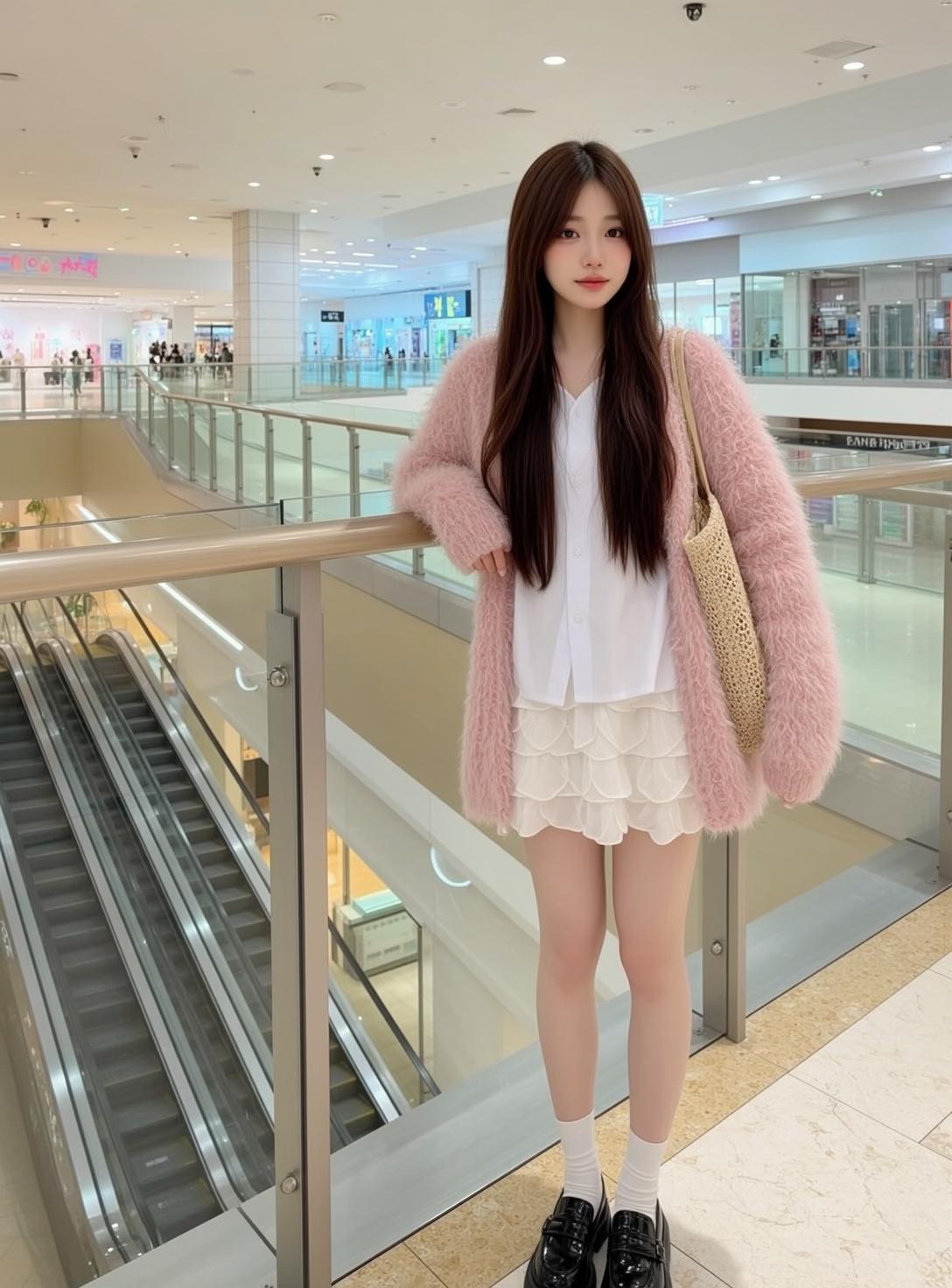 Acubi Young Asian Long Dark Brown Straight