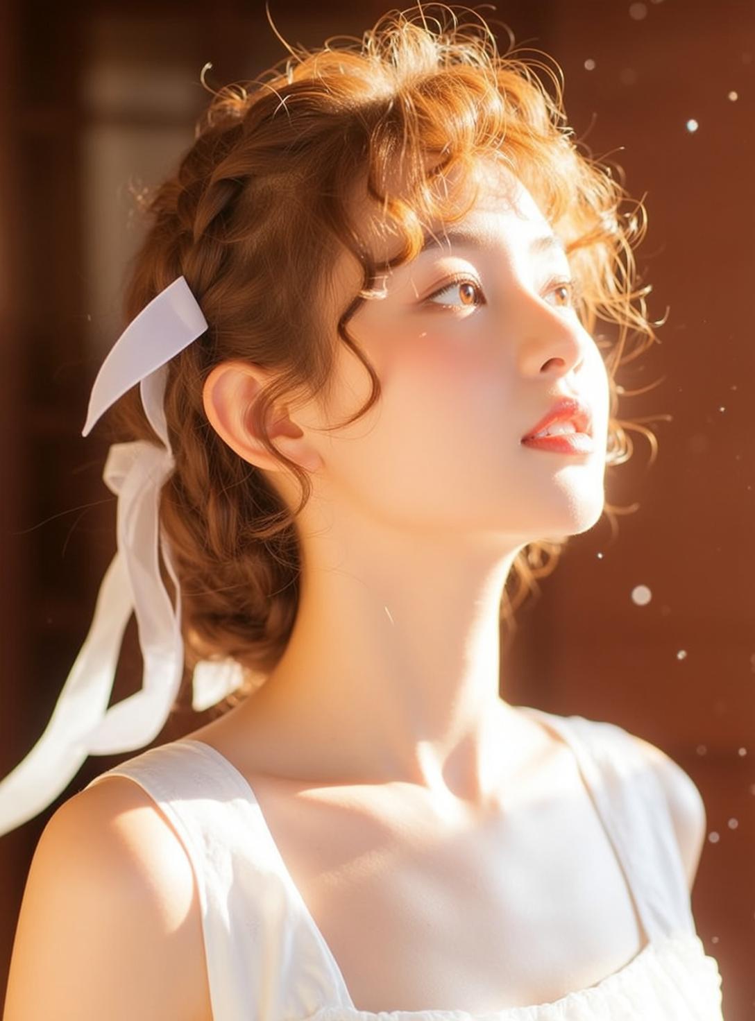 White Sleeveless Top on Window Light