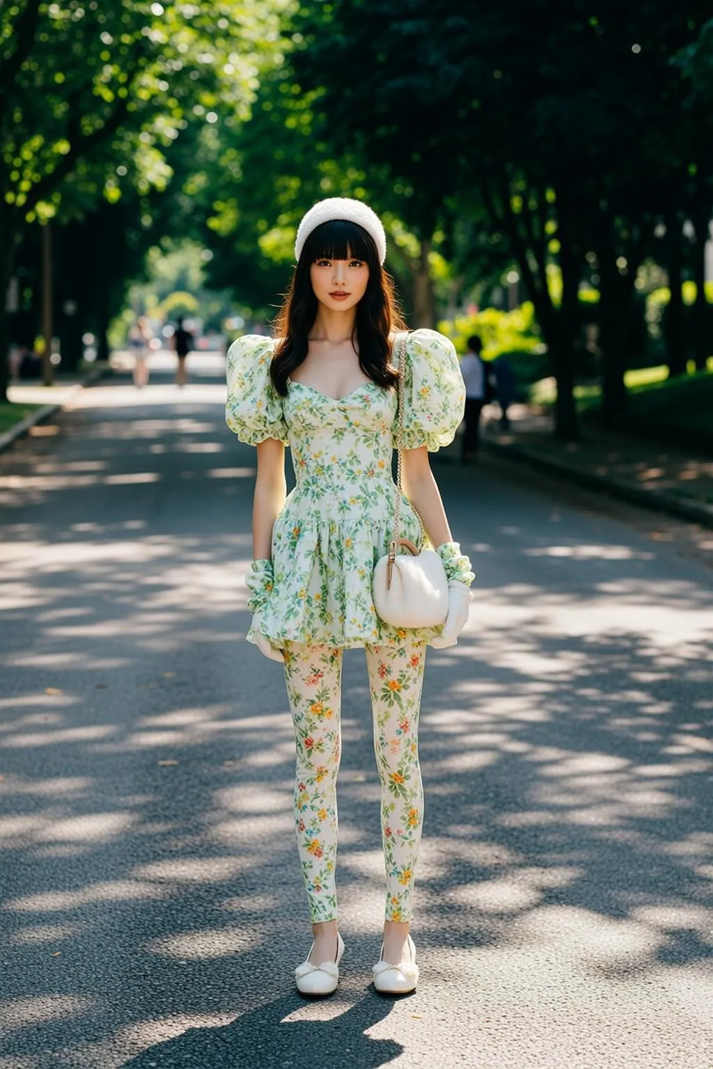 Fashion Week Young Asian Long Dark Bangs