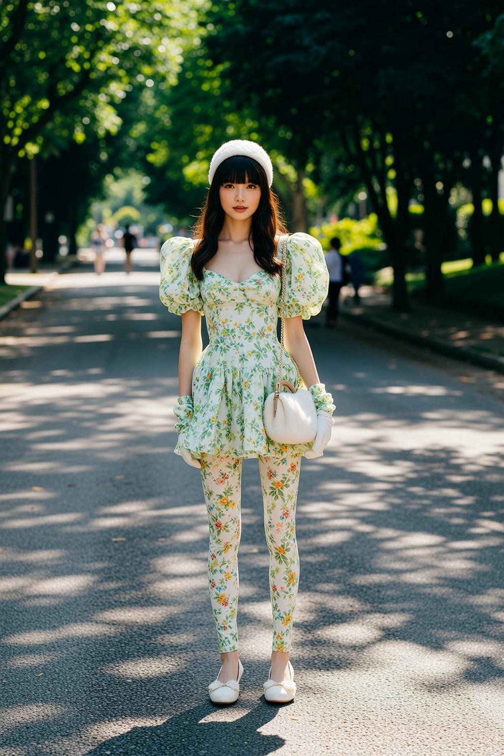 Fashion Week Young Asian Long Dark Bangs