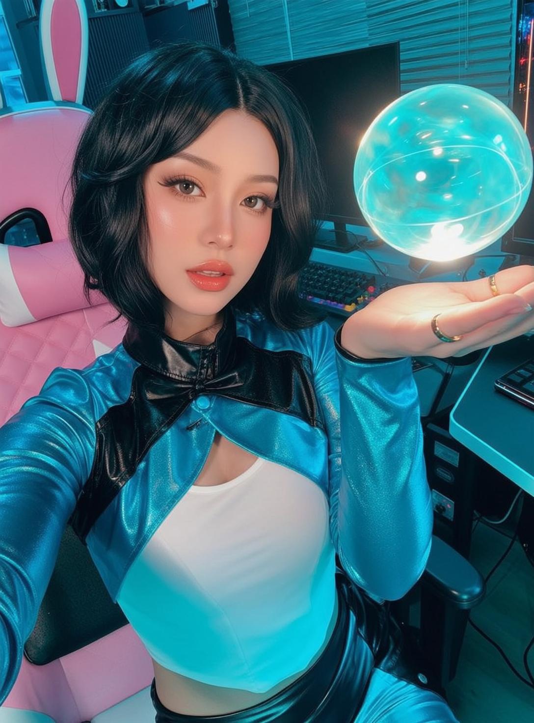 Blue Orb Gaming Chair