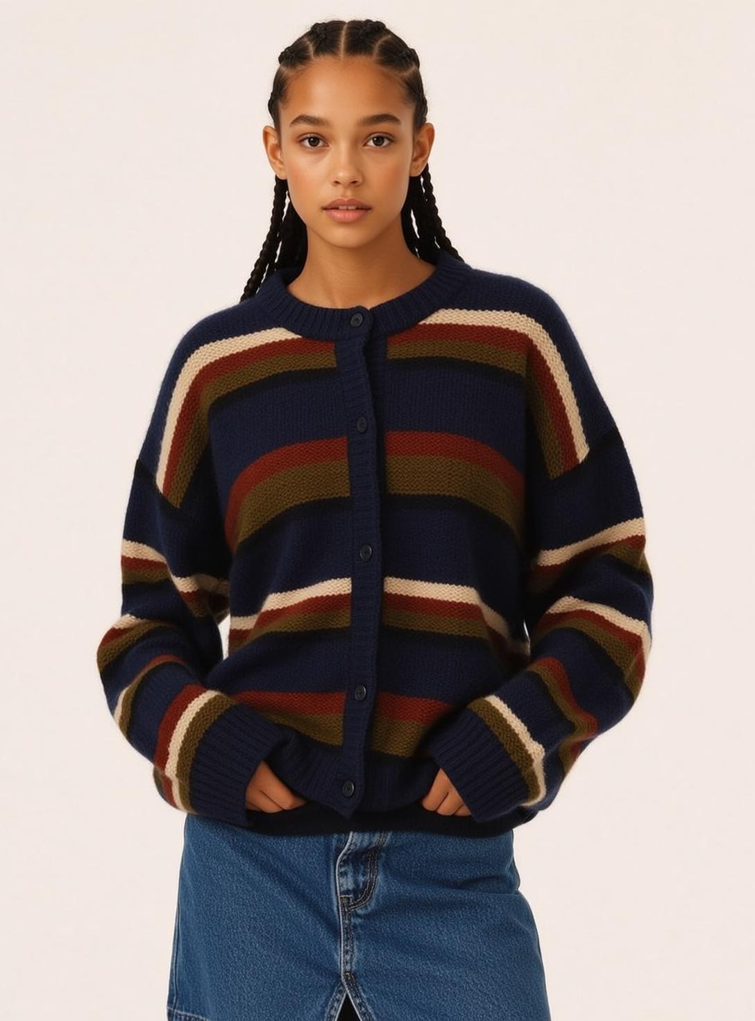 Autumn Young Black Braided Hair Light Brown