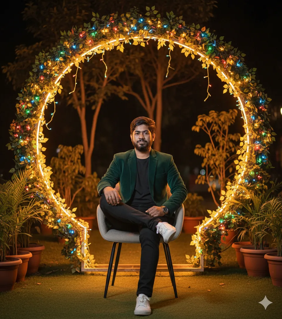 Man In Green Velvet Blazer