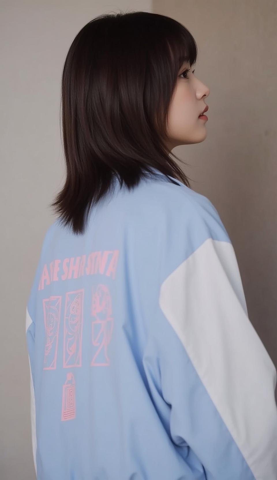 Acubi Young Dark Brown Shoulder-length Bangs Fair