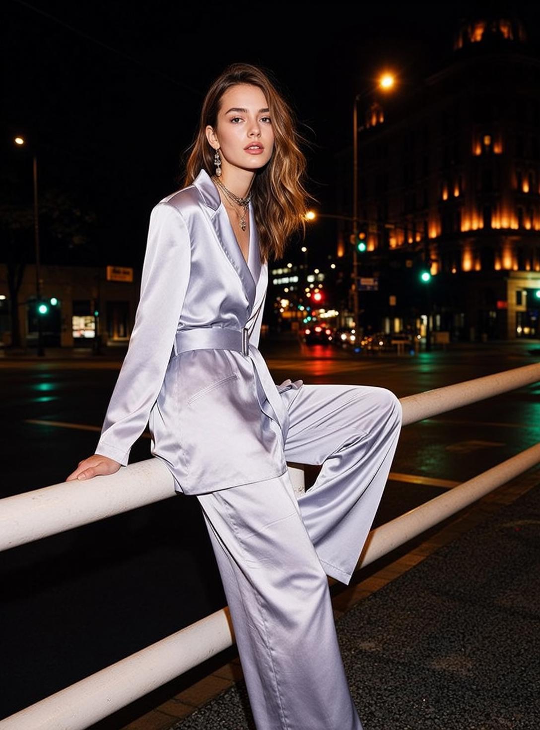 Explore Posed Sitting White Metal Railing Leaning