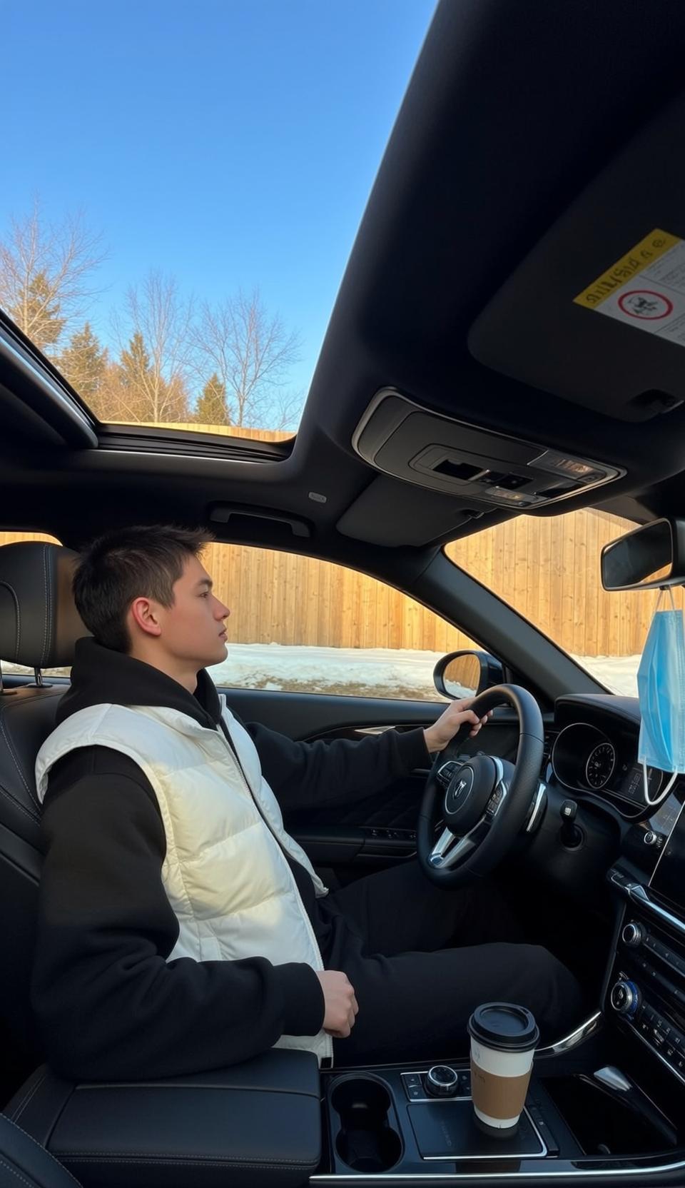 World Seated Driver Seat Car His Body