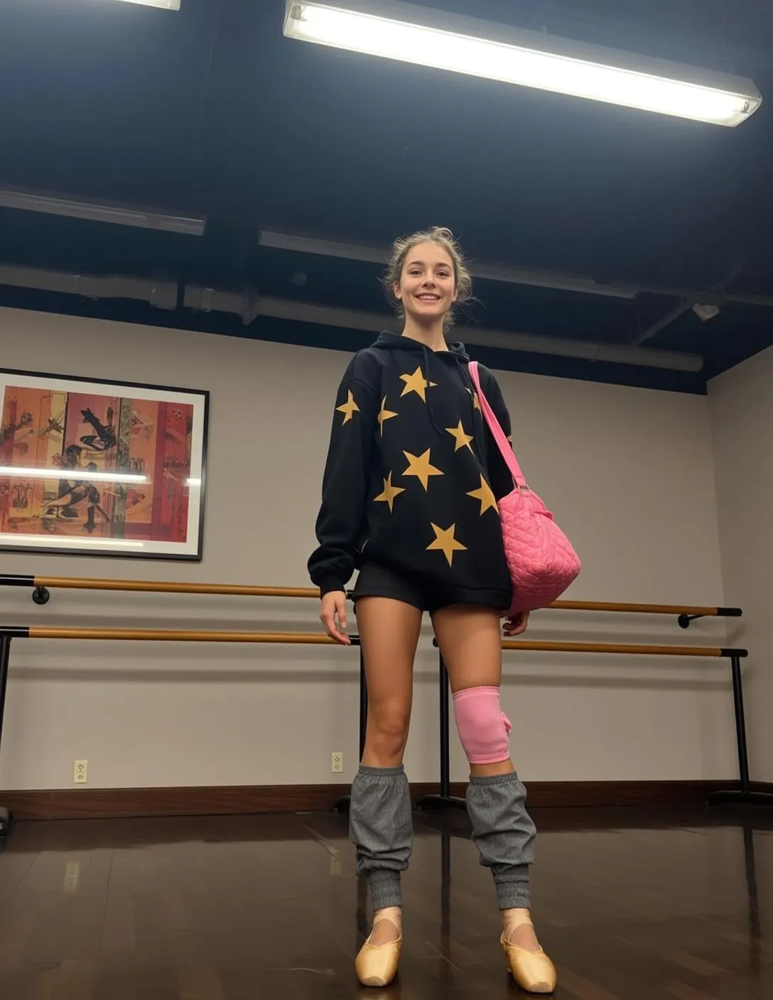 Balletcore Young Stands Facing Forward Slight Head