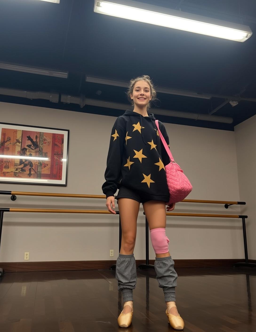 Balletcore Young Stands Facing Forward Slight Head