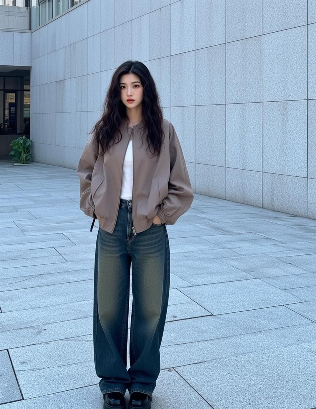Acubi Full-body Captures Standing Outdoors Her Hands