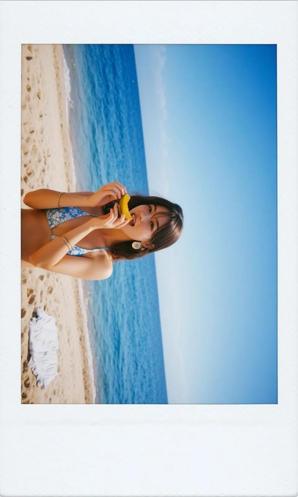 Earrings And Bracelets In Beach Portrait