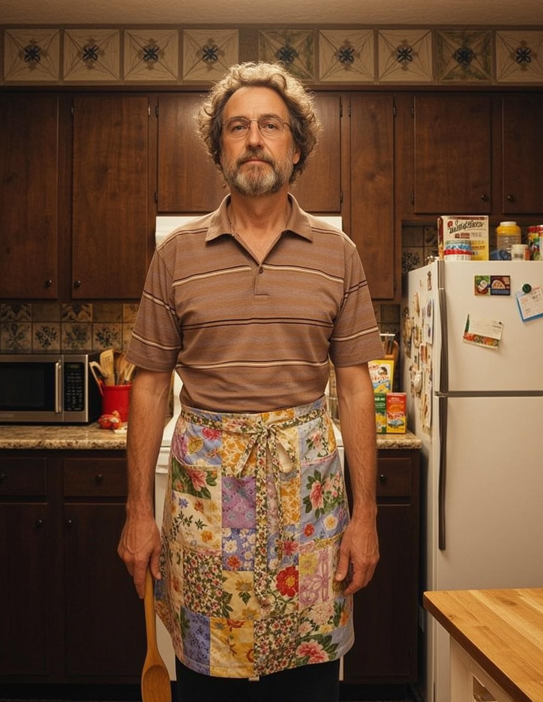 Floral Apron Kitchen Spoon