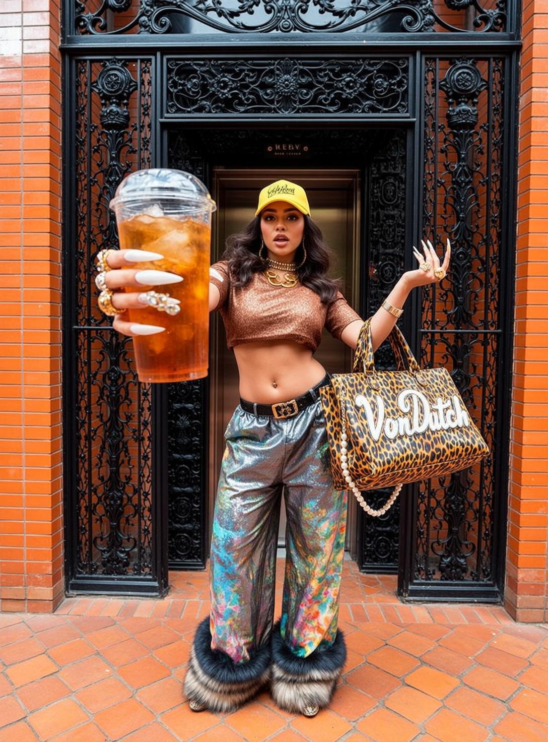 Sparkly Crop Top Urban Street