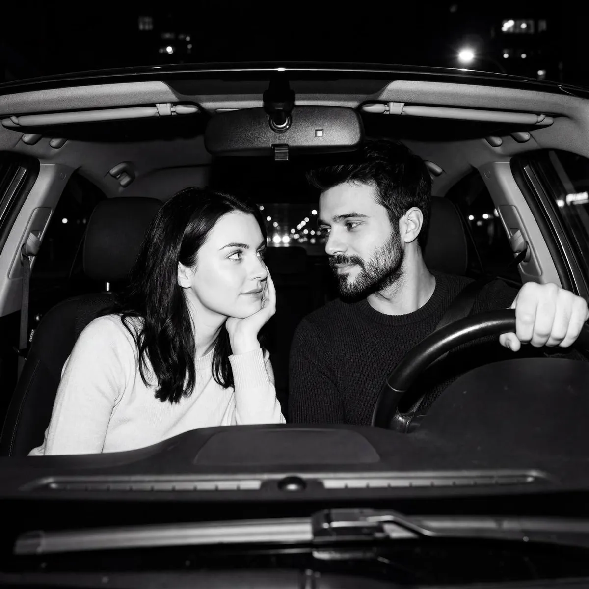 Night Drive Passenger Seat Love