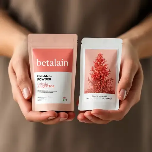 Organic Betalain Packaging Mockup