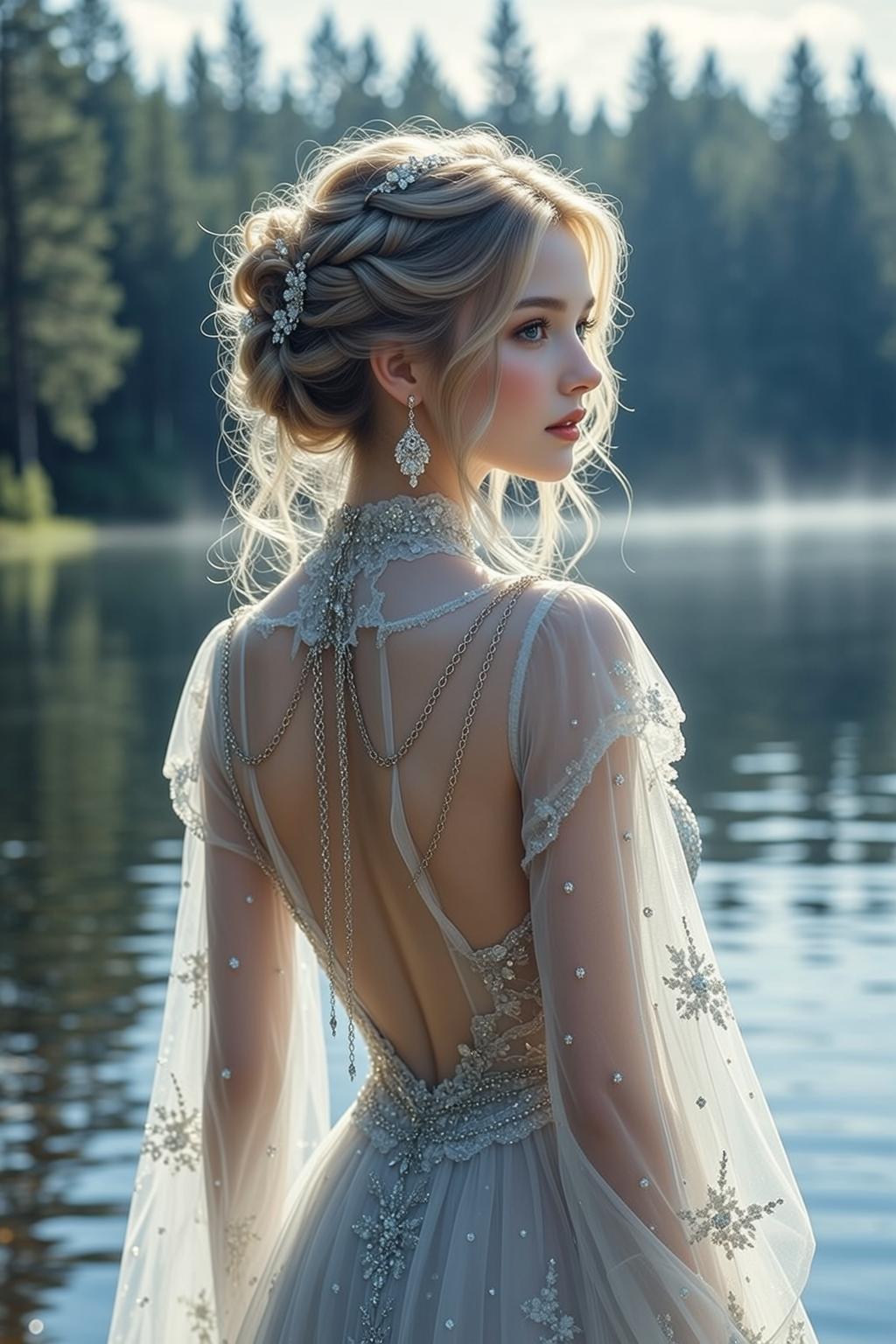 Crystal Gown Misty Lake