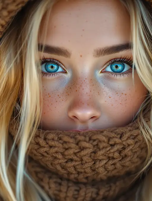 Hyper-realistic Macro Portrait