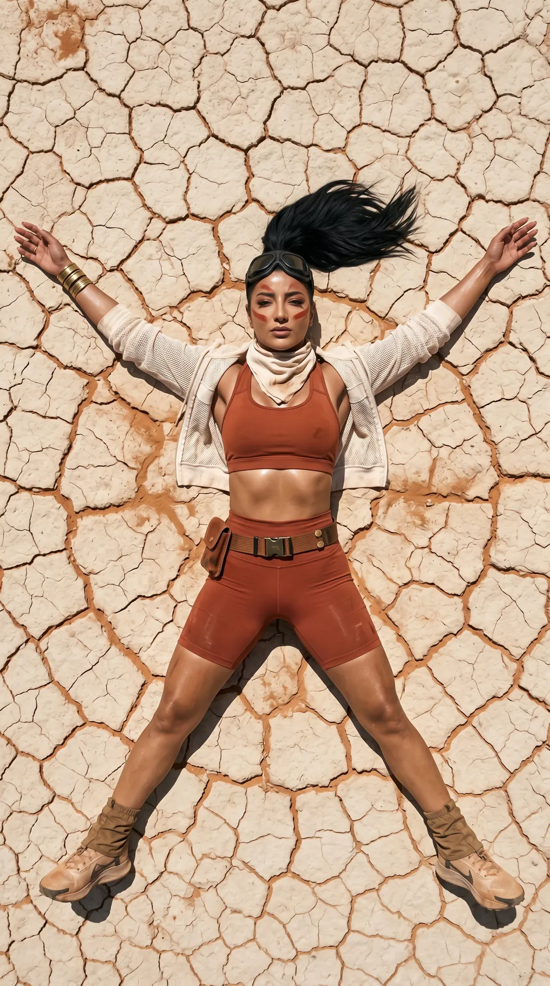 Desert Athlete Spread Eagle Dry Earth Outfit