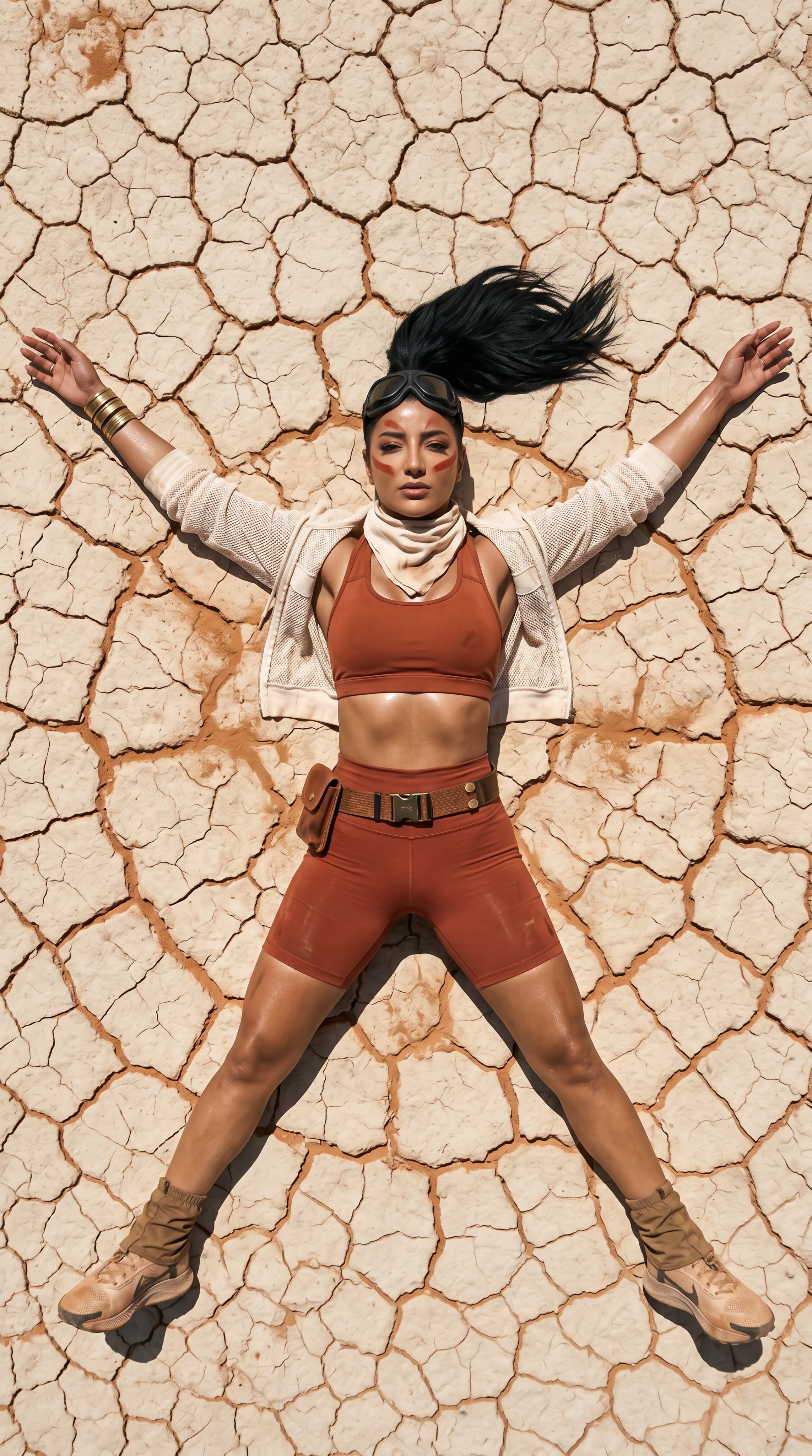 Desert Athlete Spread Eagle Dry Earth Outfit