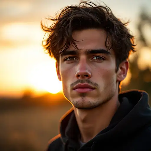 Attractive Young Man Portrait