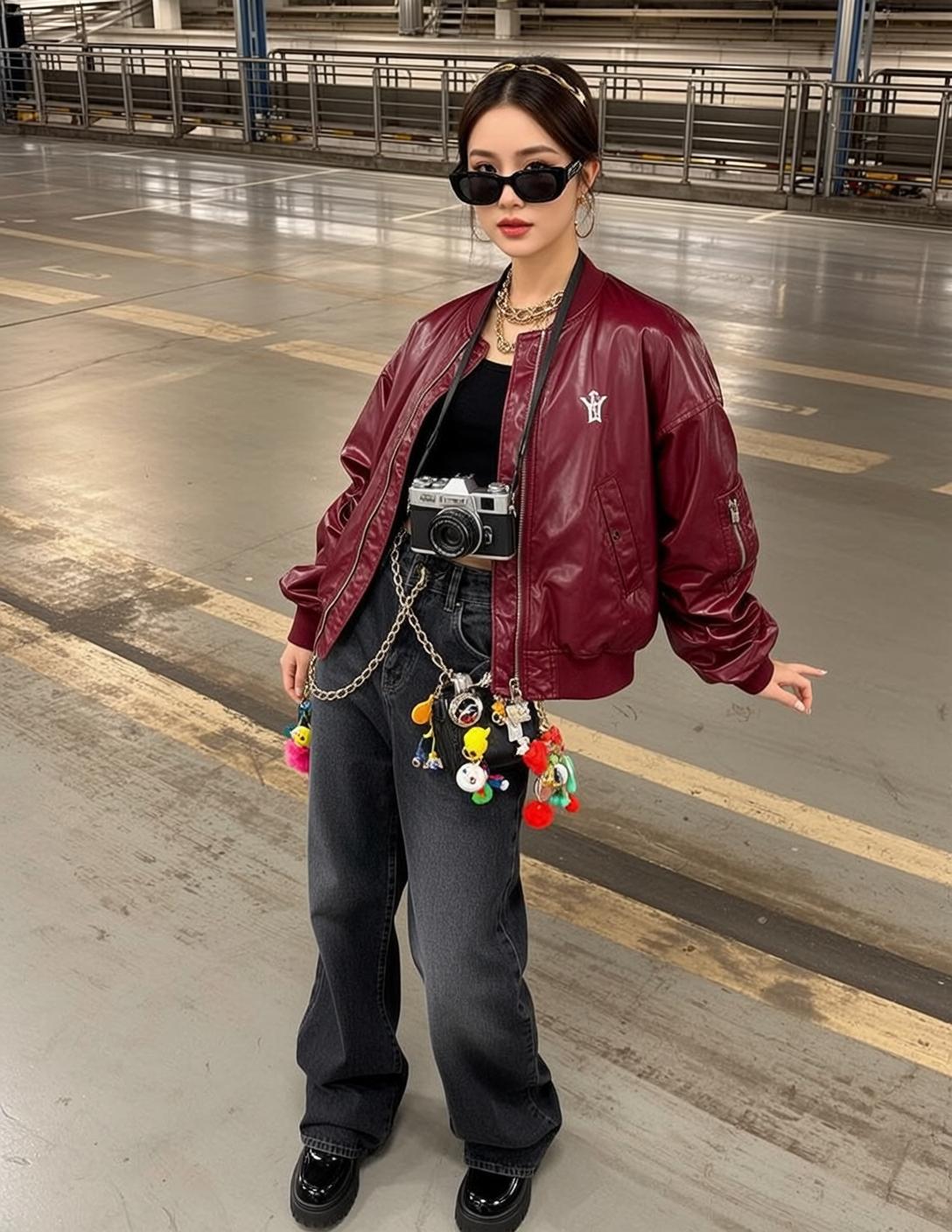 Brown Jacket Parking Garage