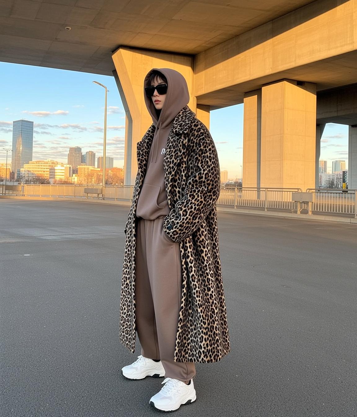 Urban Bridge Street Fashion Golden Hour