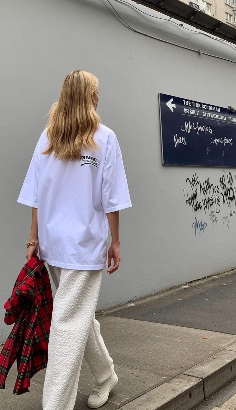Casual Long Blonde Wavy Fair Oversized White